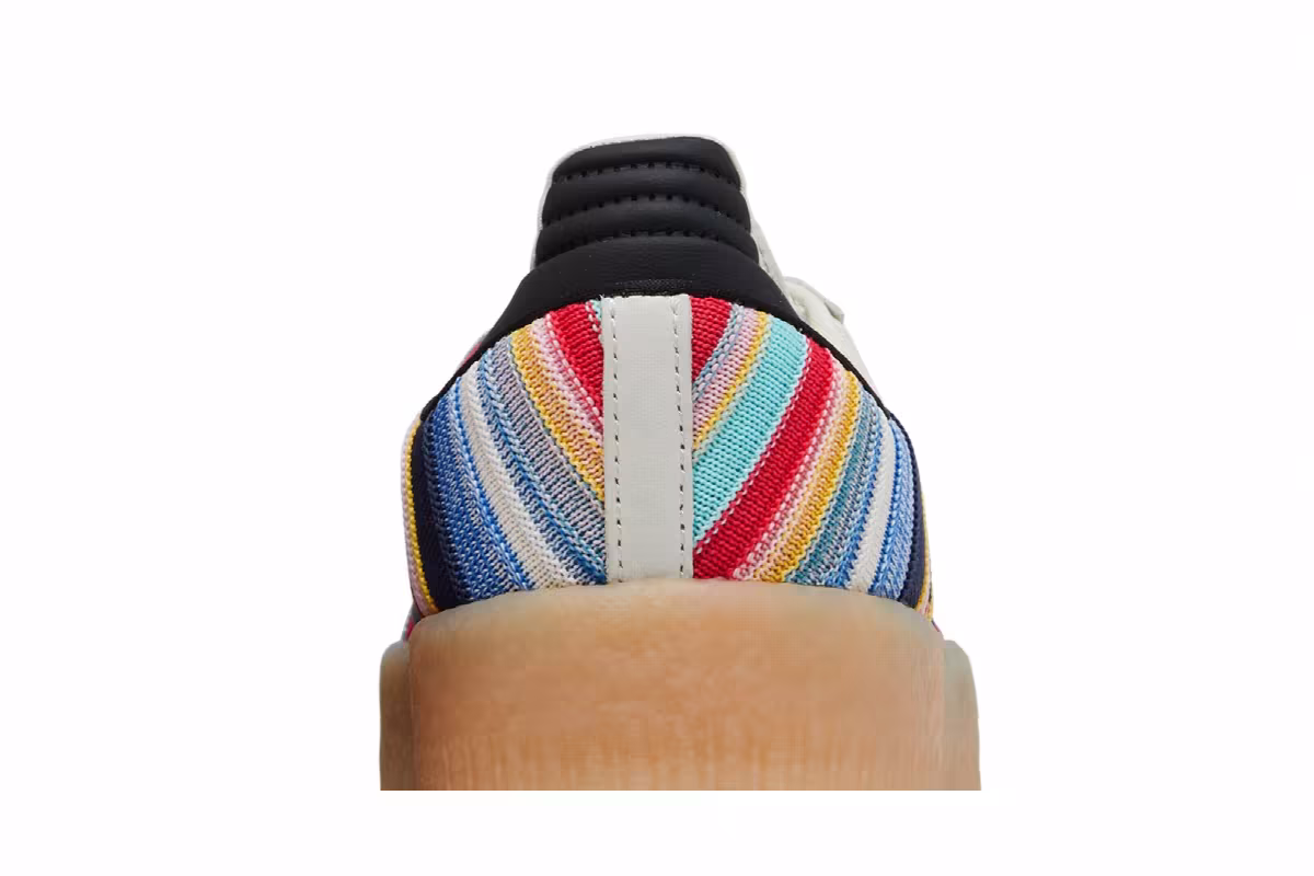 KSENIASCHNAIDER x adidas Women's Sambae Black Multi-Color Gum, view 8