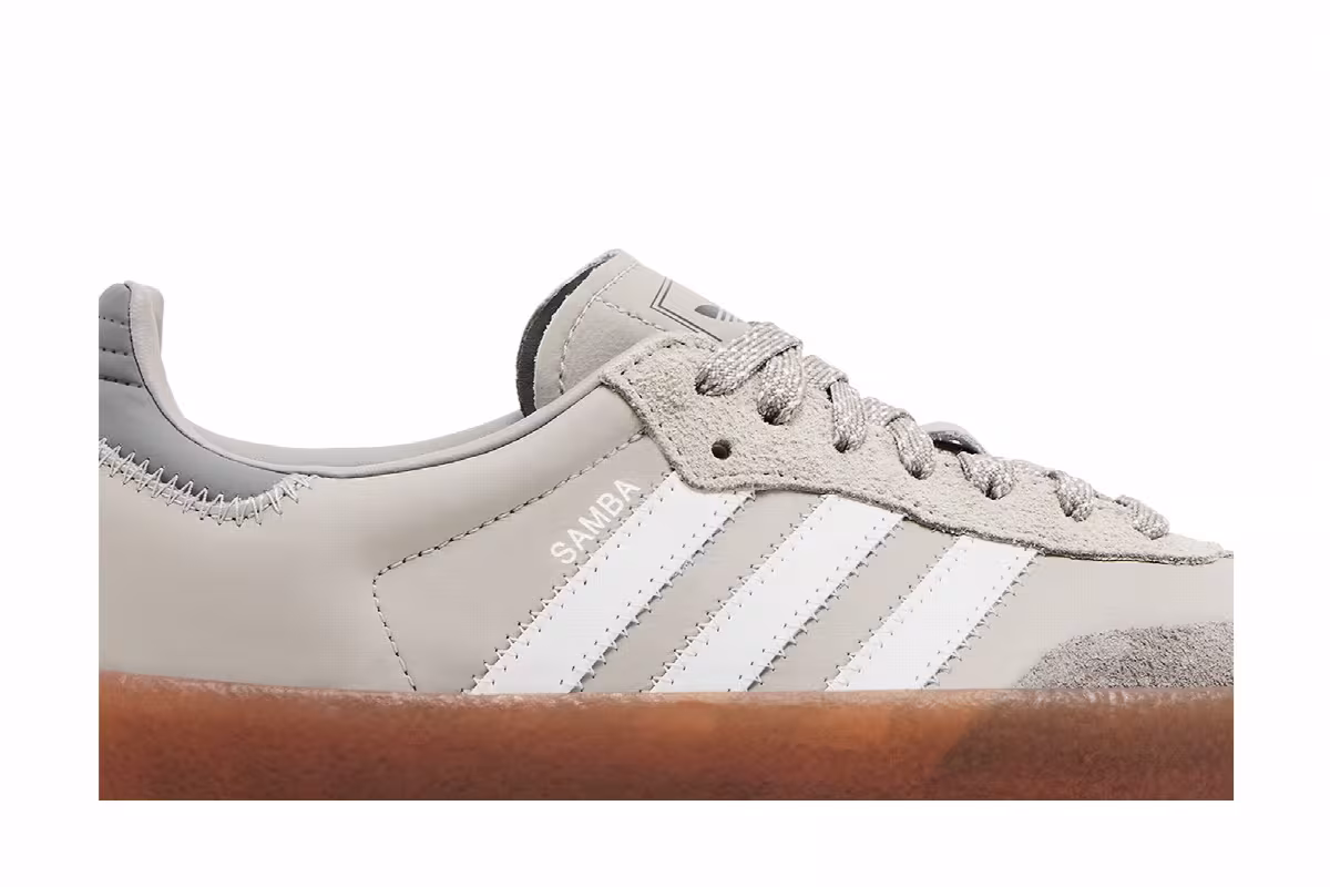 adidas Women's Sambae Grey White, view 3