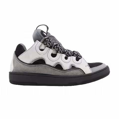 Lanvin Curb Sneakers 'White Anthracite'