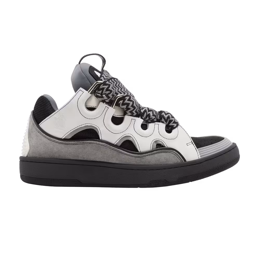 Lanvin Curb Sneakers White Anthracite