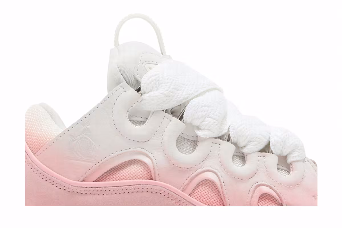 Lanvin Women's Curb Sneakers Gradient Pink, view 3