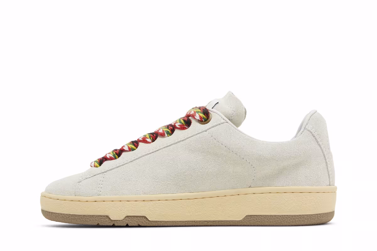 Lanvin Women's Curb Lite Low White, view 4