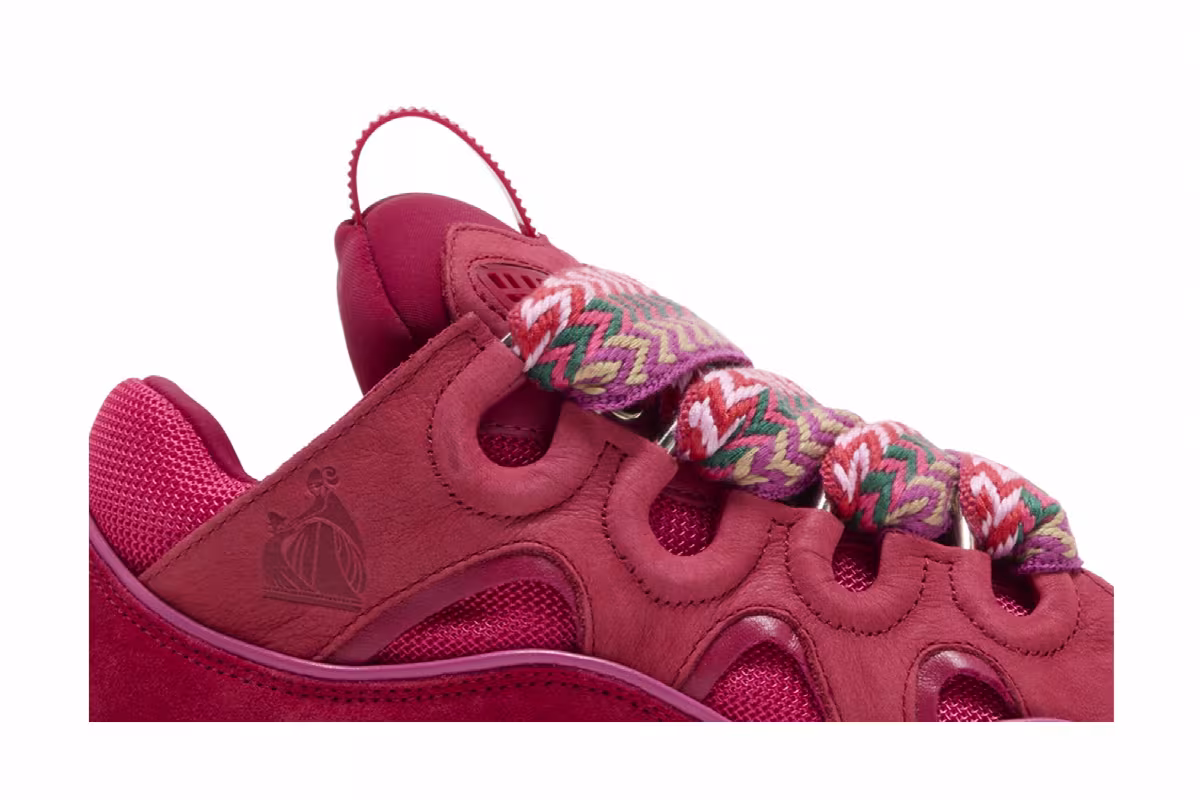 Lanvin Women's Curb Sneakers Watermelon, view 3