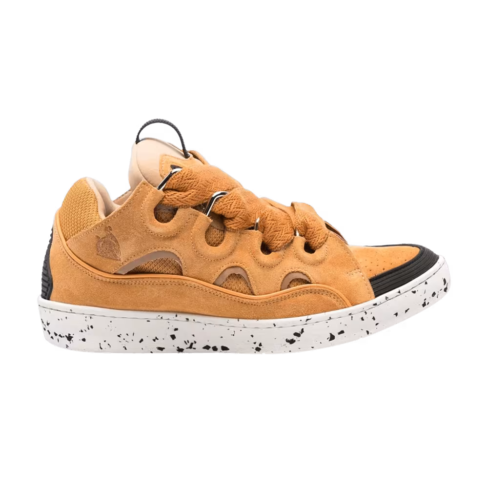 Lanvin Curb Sneakers Honey Orange