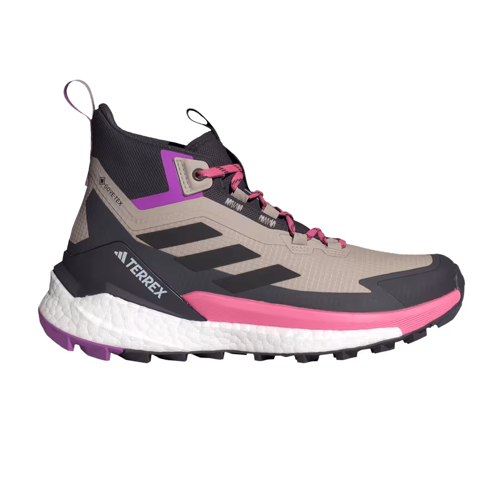 Adidas Women's Terrex Free Hiker 2.0 GORE-TEX Wonder Beige Pink Fusion Black