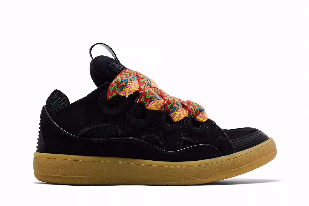 Lanvin Curb Sneakers Black Gum 2024, view 2