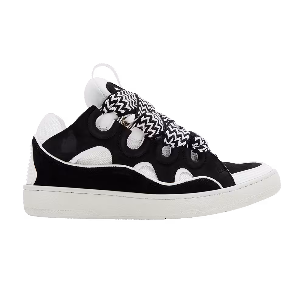 Lanvin Curb Sneakers Black White