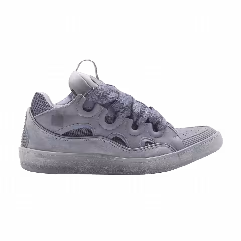 Lanvin Curb Sneakers 'Speckled Effect - Light Grey'
