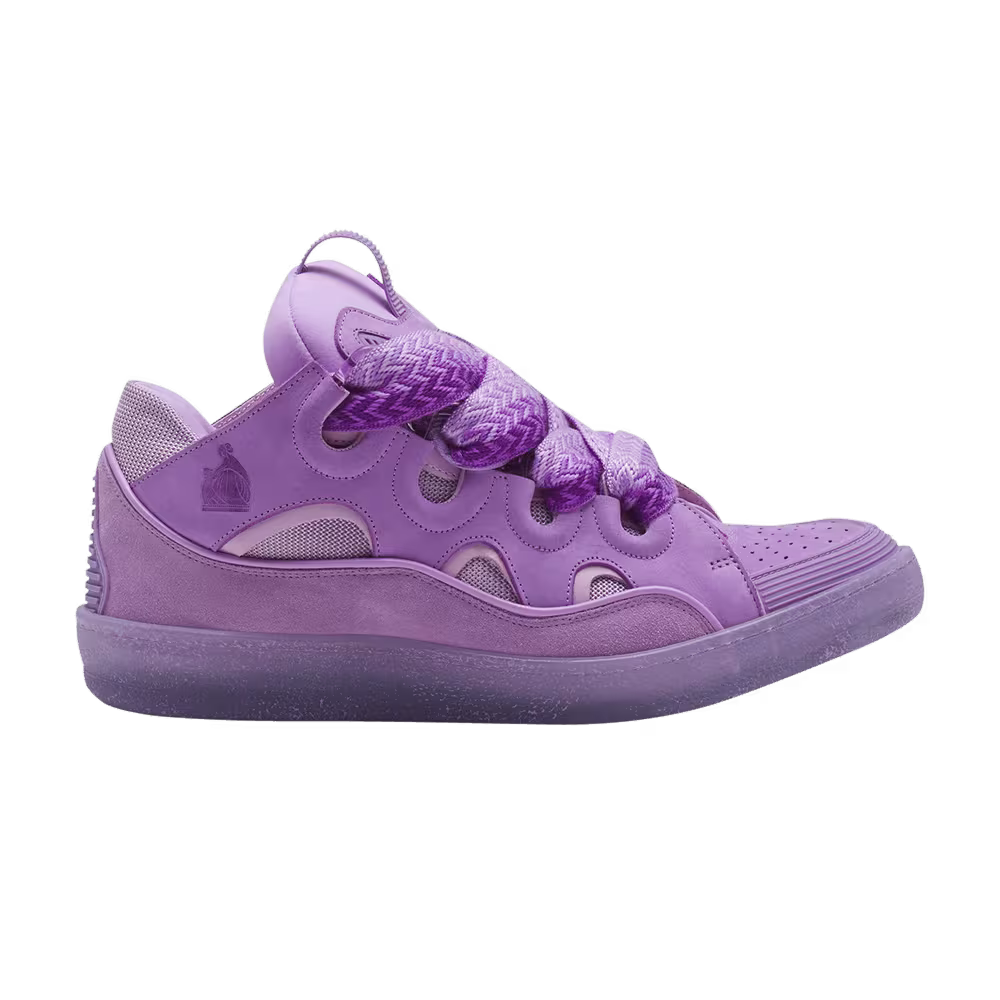 Lanvin Curb Sneakers Speckled Effect - Lilac