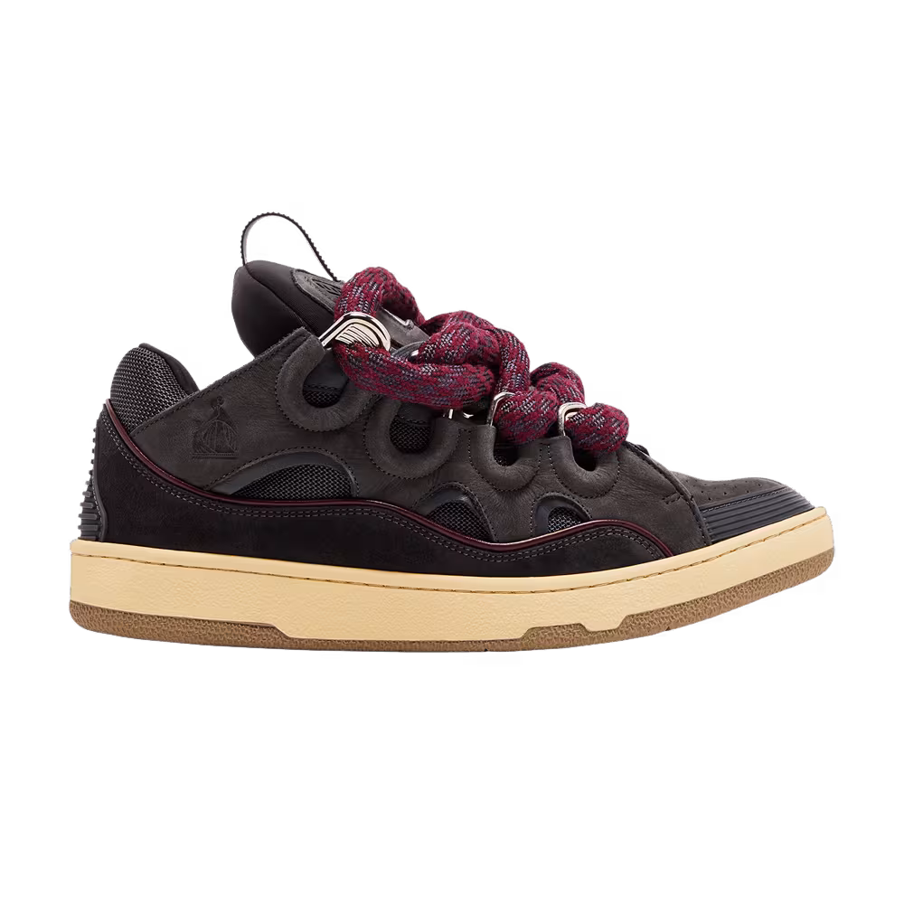 Lanvin Curb Sneakers Snake Laces - Shark Grey