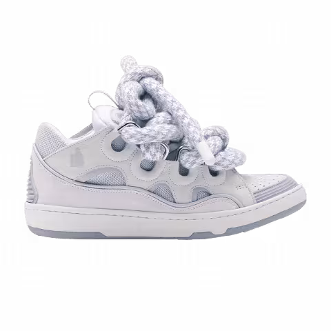 Lanvin Wmns Curb Sneakers 'Snake Laces - White'