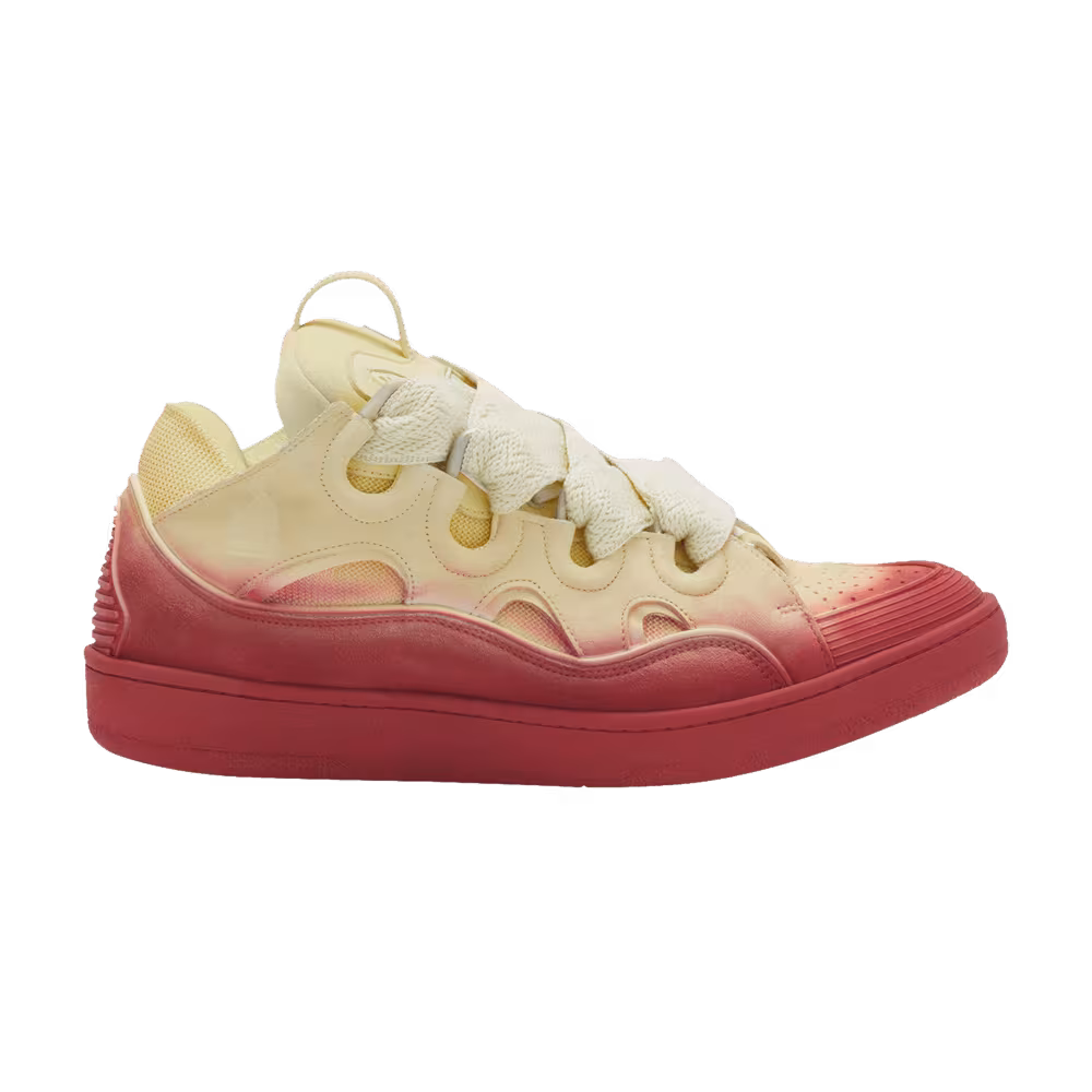 Lanvin Curb Sneakers Hand-Sprayed - Venus Dune