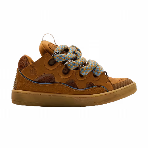 Lanvin Curb Sneakers 'Snake Laces - Camel'