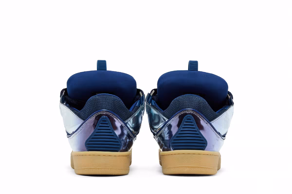Lanvin Curb Sneakers Specchio Degrade Effect - Cornflower, view 7