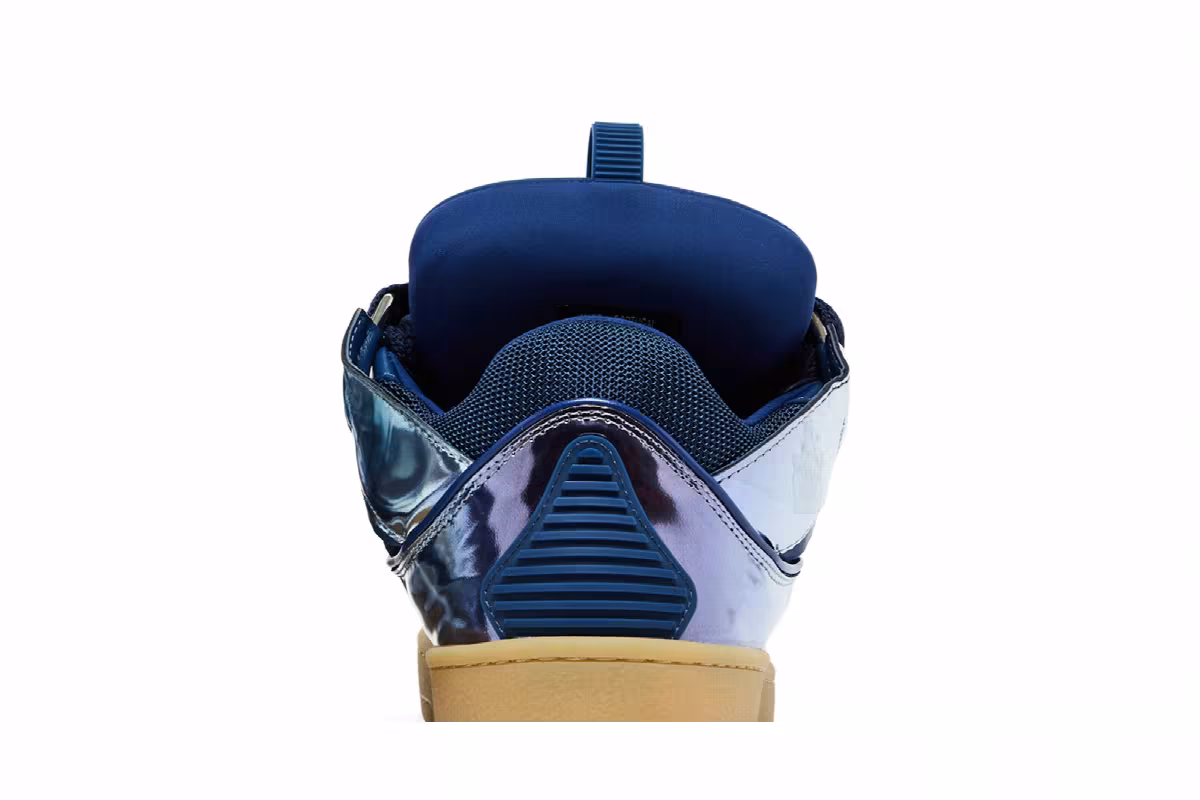 Lanvin Curb Sneakers Specchio Degrade Effect - Cornflower, view 8