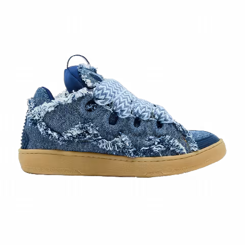 Lanvin Wmns Curb Sneakers 'Frayed Denim'