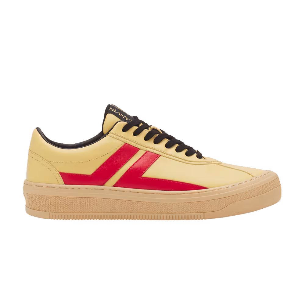 Future x Lanvin Cash High Sole Sneaker Bright Yellow Red