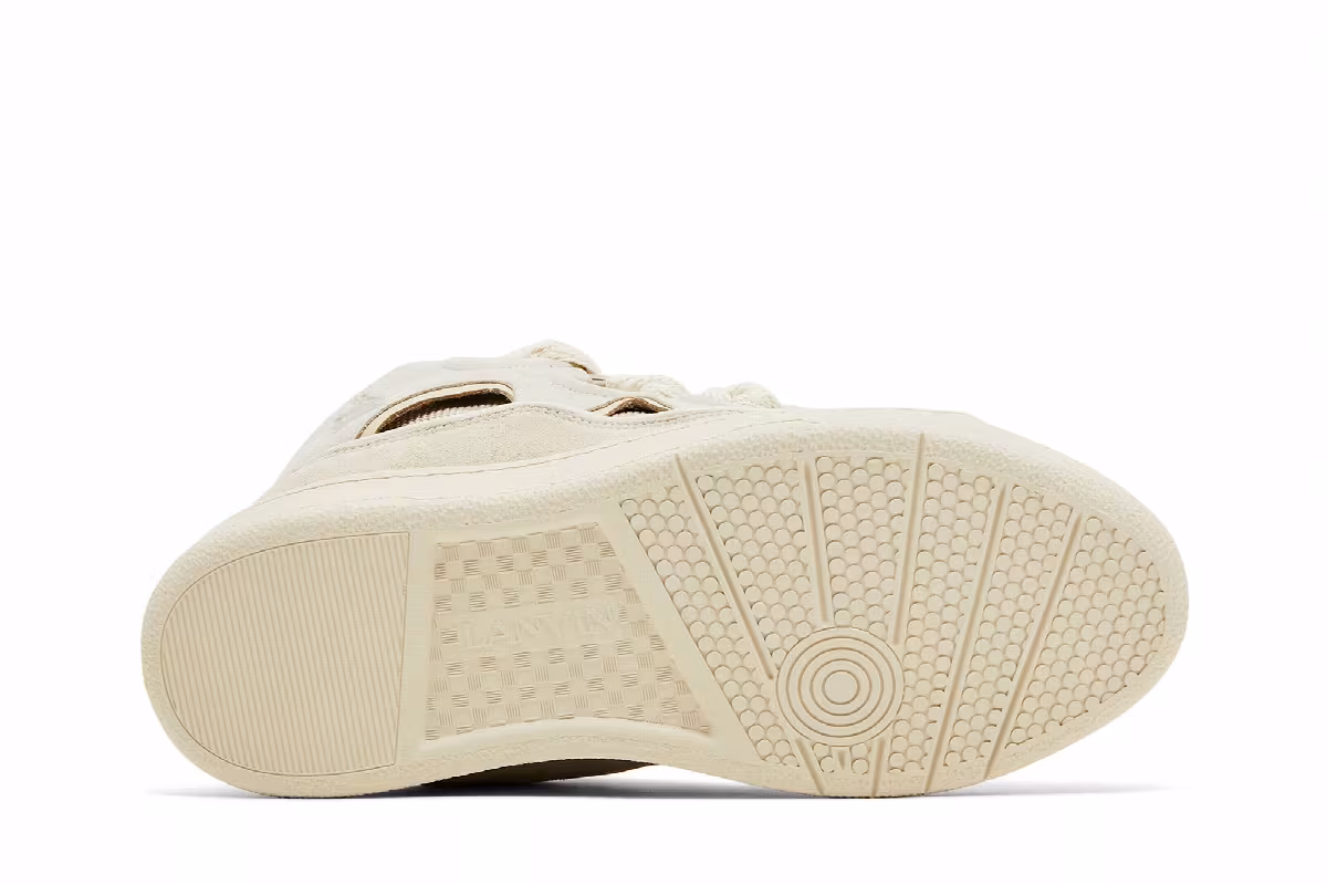 Lanvin Curb Sneakers Monochrome - Peach, view 5