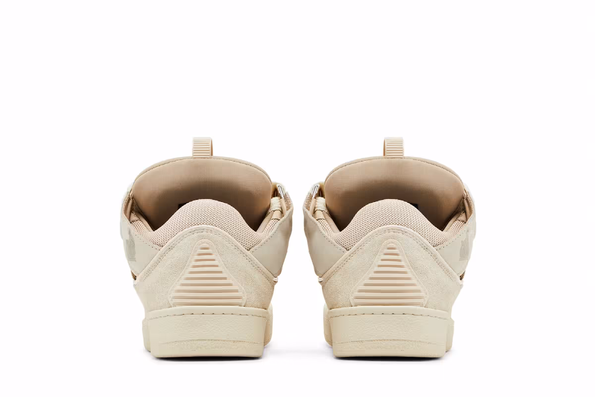 Lanvin Curb Sneakers Monochrome - Peach, view 7