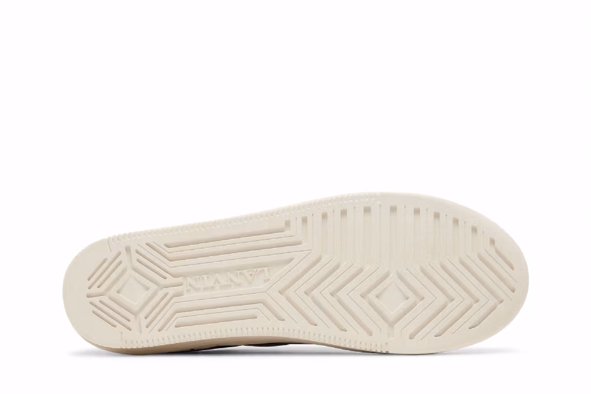 Future x Lanvin Cash High Sole Sneaker Off White Black, view 5