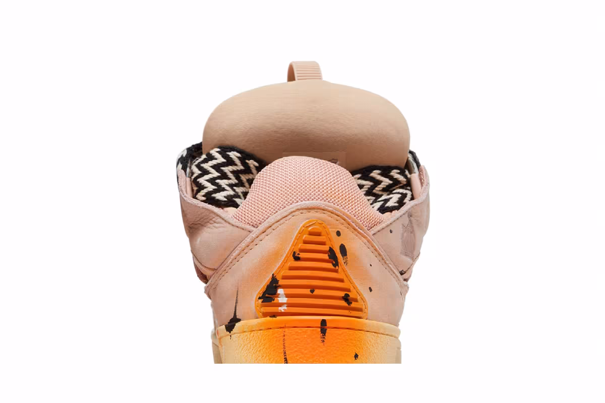 Gallery Dept. x Lanvin Curb Light Sneakers Paint Drip - Pale Pink, view 8