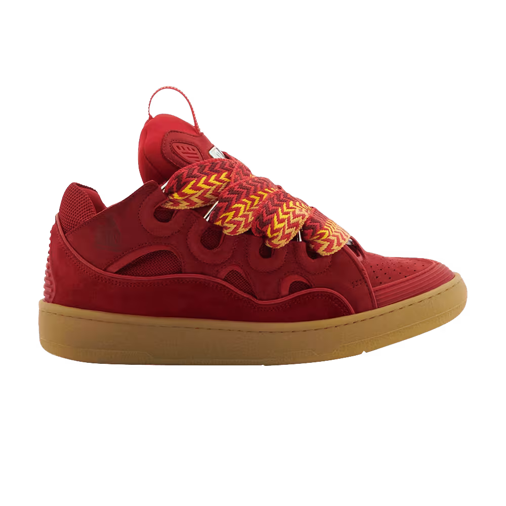 Lanvin Curb Sneakers Poppy Red Gum