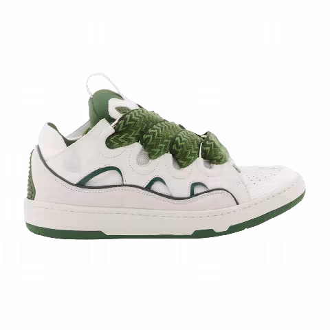 Lanvin Wmns Curb Sneakers 'White Khaki'