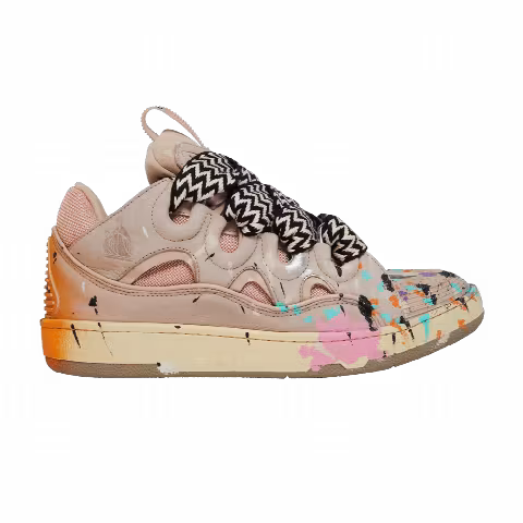 Gallery Dept. x Lanvin Wmns Curb Light Sneakers 'Paint Drip - Pale Pink'