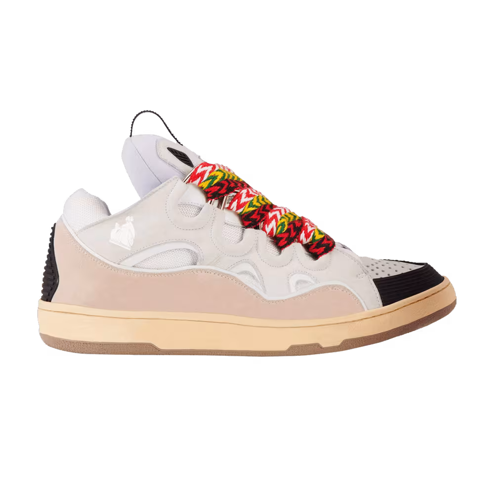 Lanvin Curb Sneakers White