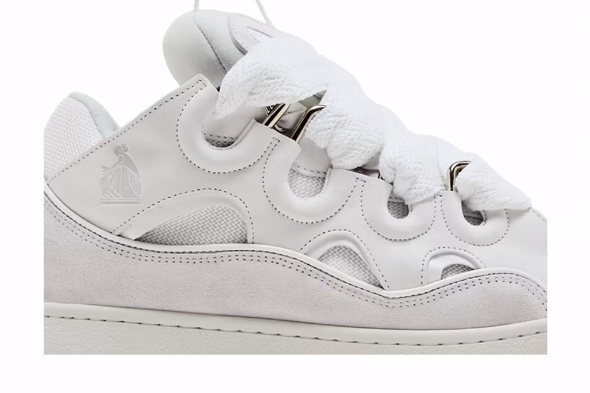 Lanvin Curb Sneakers White 2025, view 3