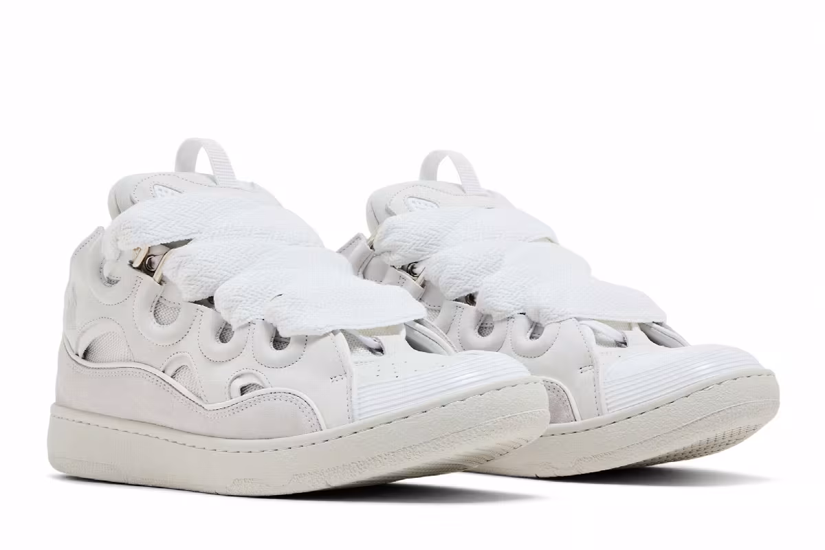 Lanvin Curb Sneakers White 2025, view 9