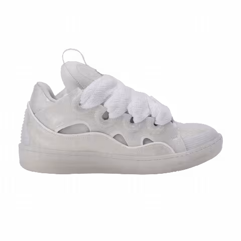 Lanvin Curb Sneakers 'Glitter Effect - Triple White'