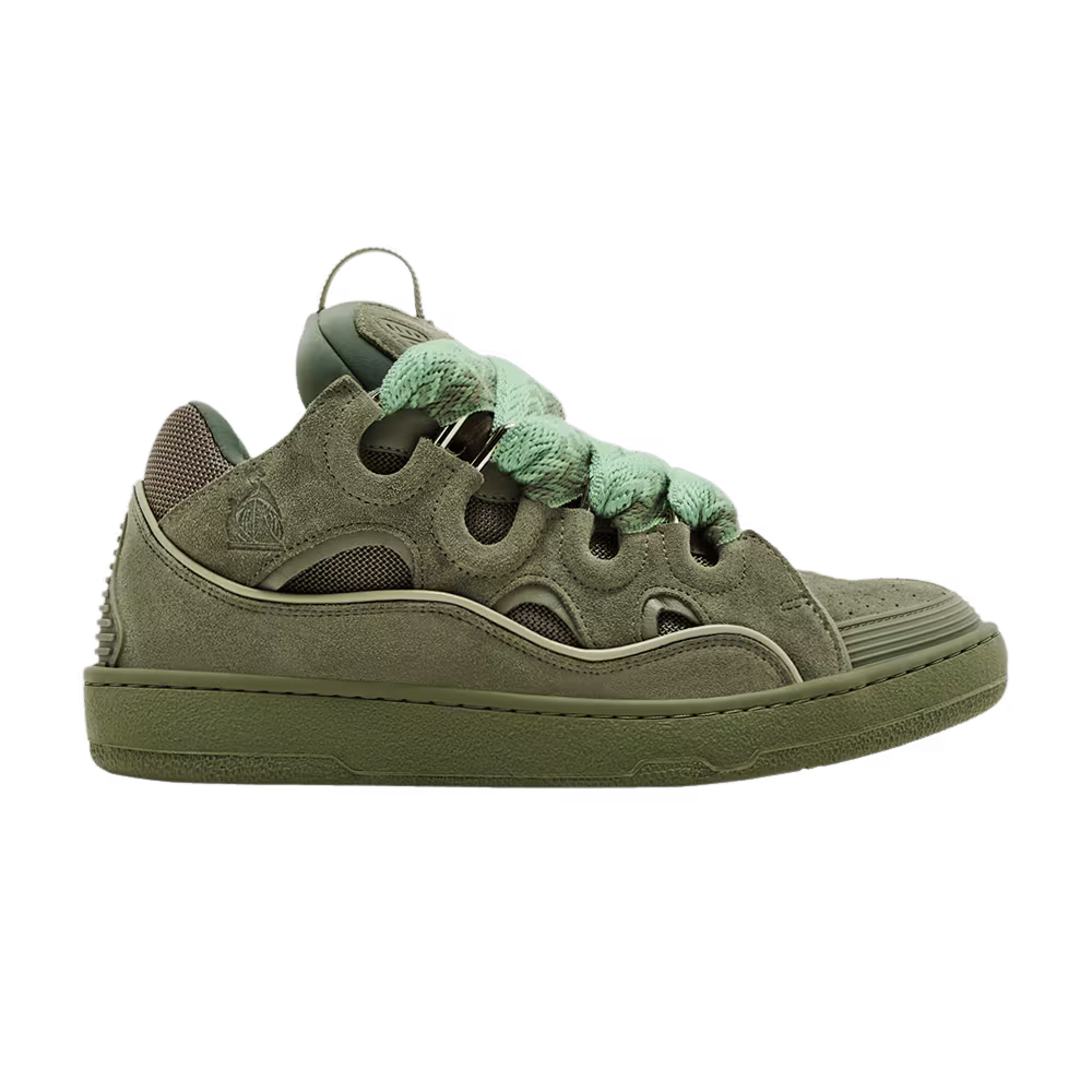 Lanvin Curb Sneakers Vert De Gris
