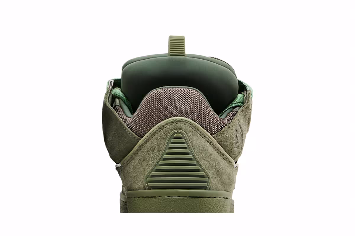 Lanvin Curb Sneakers Vert De Gris, view 8