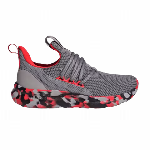 Adidas Lite Racer Adapt 7.0 K 'Grey Solar Red Marbled'
