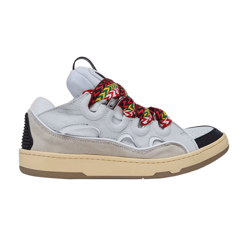 Lanvin Curb Sneakers White