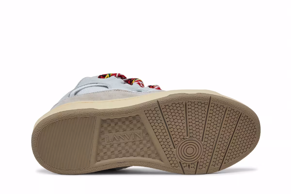 Lanvin Curb Sneakers White, view 5