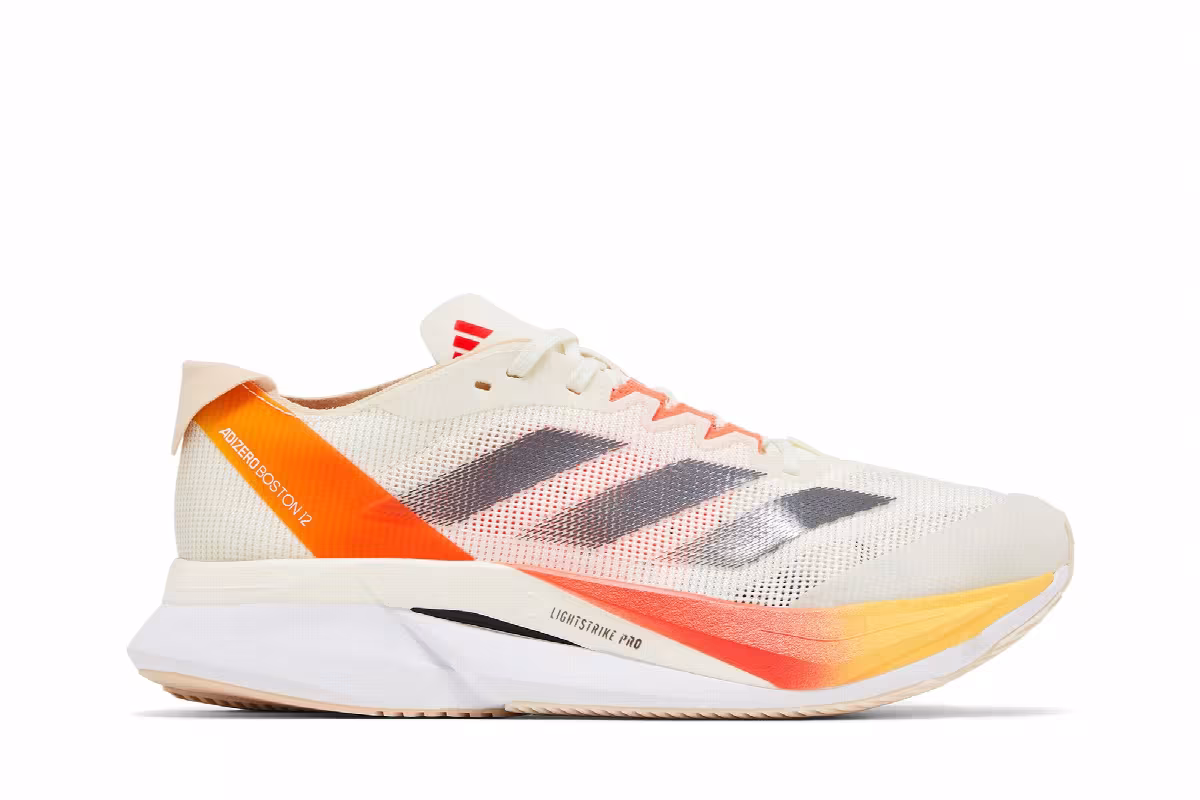 adidas Women's Adizero Boston 12 Ivory Pack, view 2