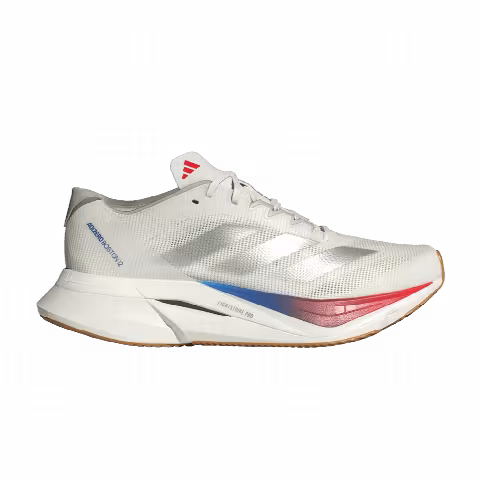 Adidas Wmns Adizero Boston 12 'White Matte Silver Pure Ruby'
