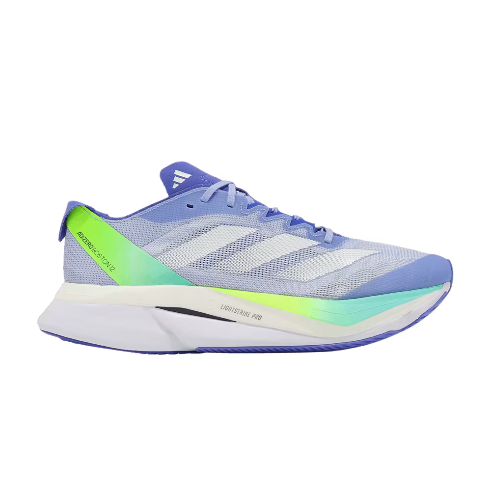 Adidas Women's Adizero Boston 12 Blue Spark Zero Metallic