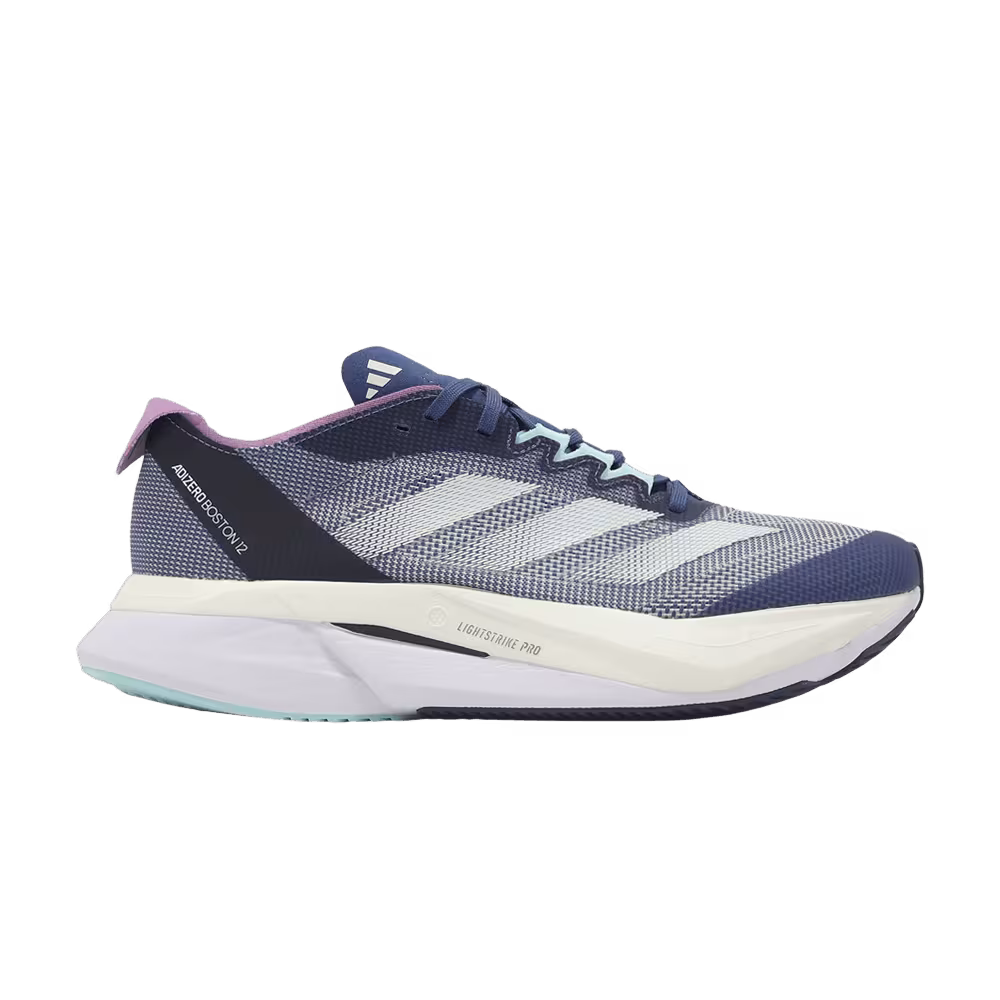 Adidas Women's Adizero Boston 12 Preloved Ink Zero Metallic