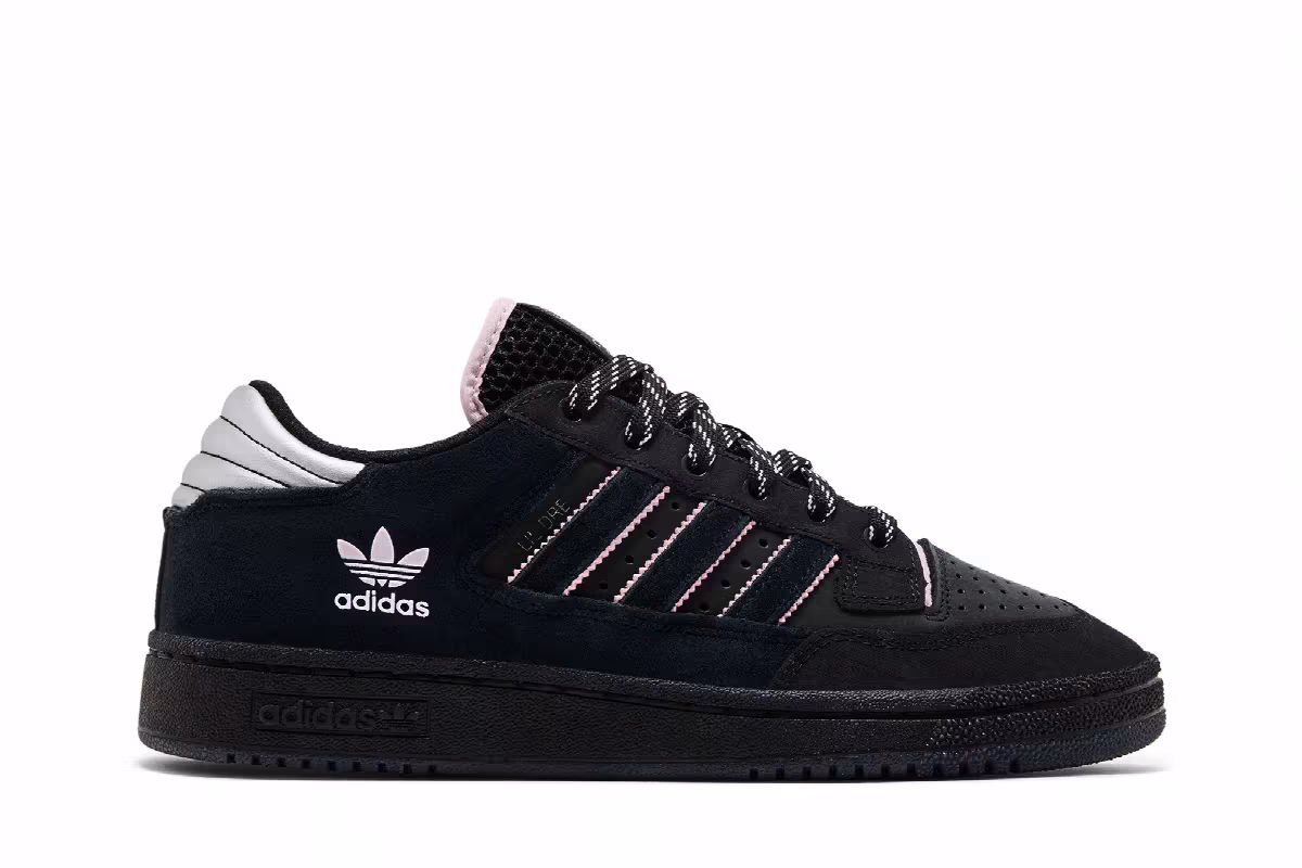 Lil Dre x adidas Centennial 85 Low ADV Black Clear Pink, view 2