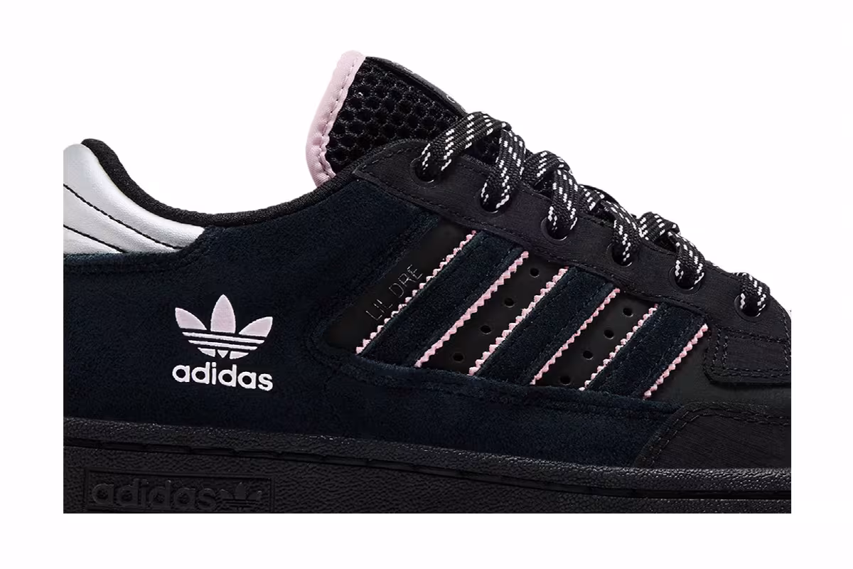 Lil Dre x adidas Centennial 85 Low ADV Black Clear Pink, view 3