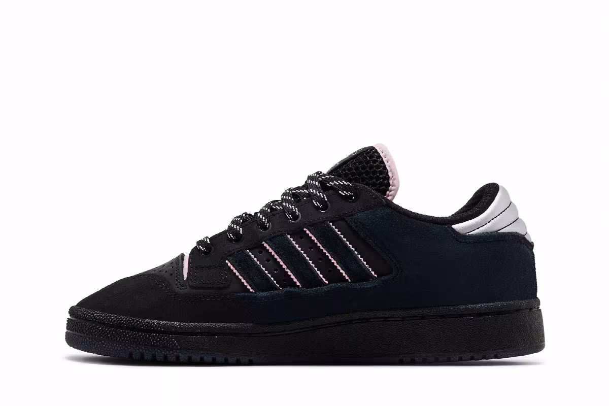 Lil Dre x adidas Centennial 85 Low ADV Black Clear Pink, view 4