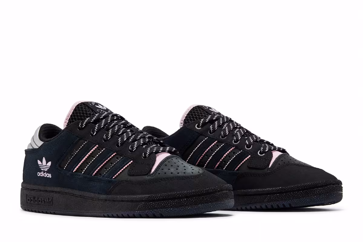 Lil Dre x adidas Centennial 85 Low ADV Black Clear Pink, view 9