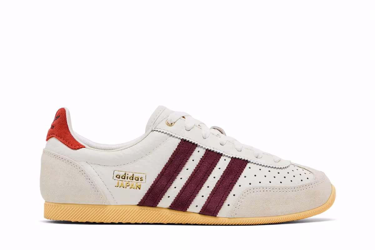 adidas Women's Japan Off White Shadow Red, view 2