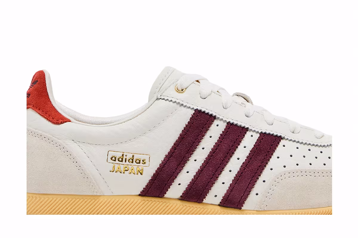 adidas Women's Japan Off White Shadow Red, view 3