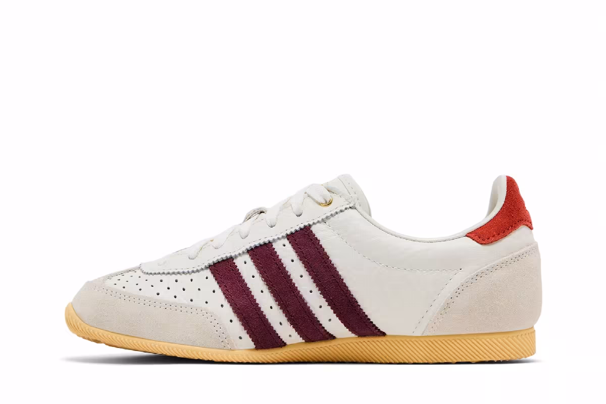 adidas Women's Japan Off White Shadow Red, view 4
