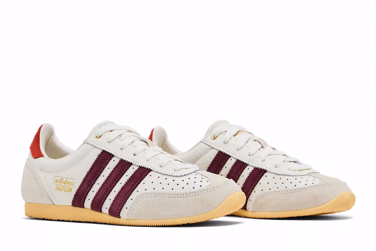 adidas Women's Japan Off White Shadow Red, view 9