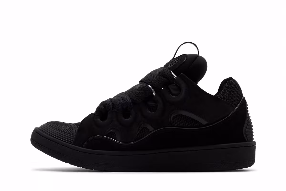 Lanvin Curb Sneakers Black, view 4